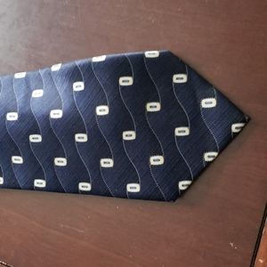 Meeting Street Men's Navy Silk Tie